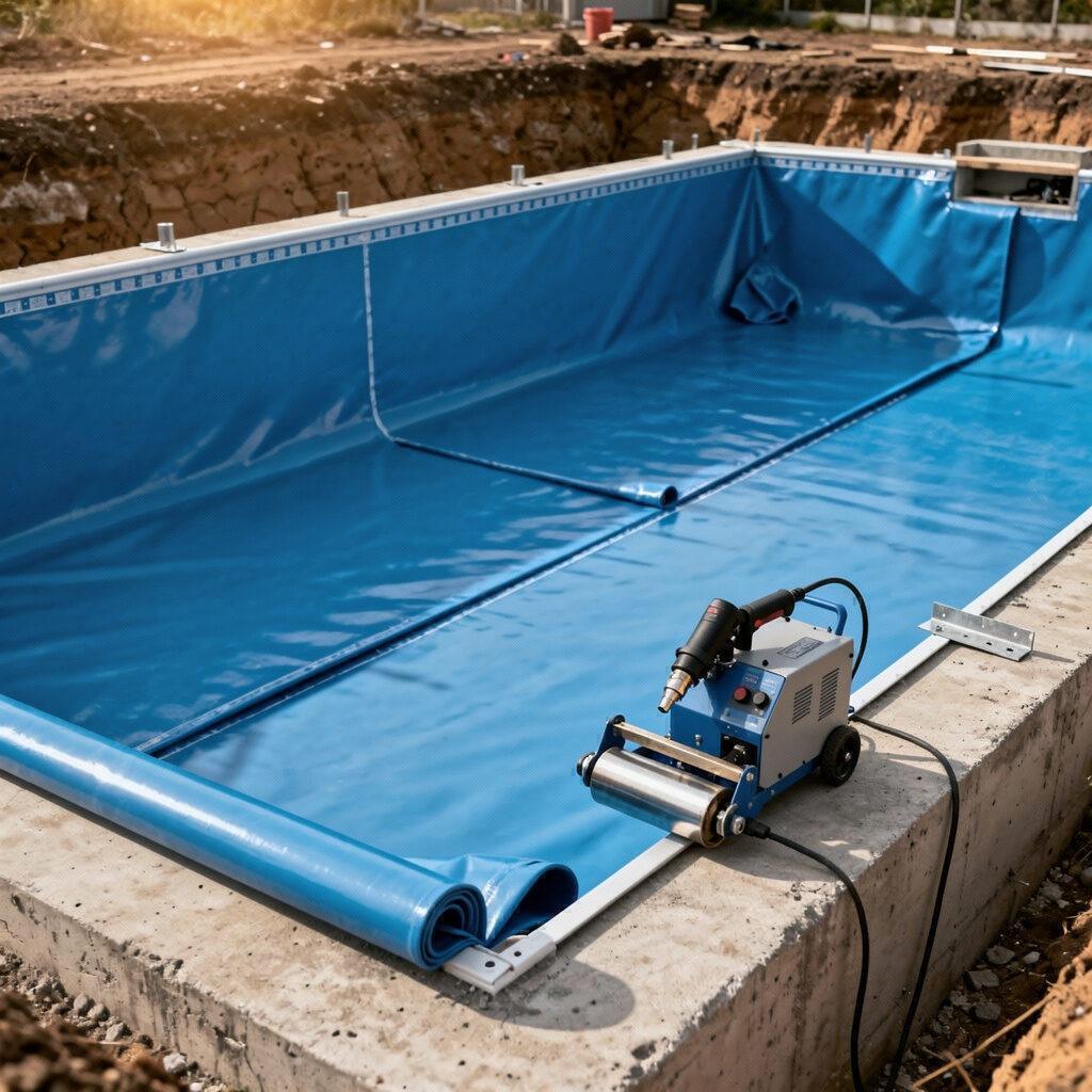 Maßgeschneiderte Erd- und Einbaupools, Stumpfschweißtechnik Folienbau24