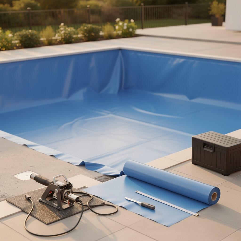 Pool Sanierung mit Folie, Folienbau24